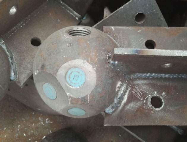 石嘴山螺栓球球塞，网架配件